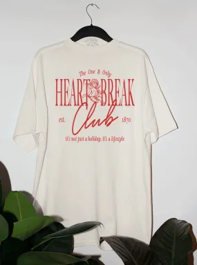 HEART BREAK CLUB OVERSIZED TEE