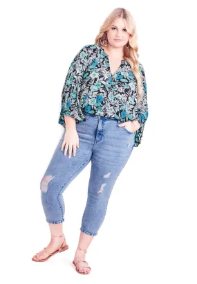 Holly Crop Ripped Jean