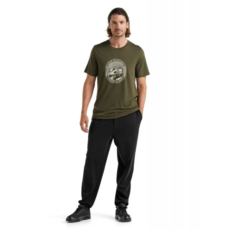 icebreaker  T-Lite II SS Tee Move to Natural - Maglia merino - Uomo