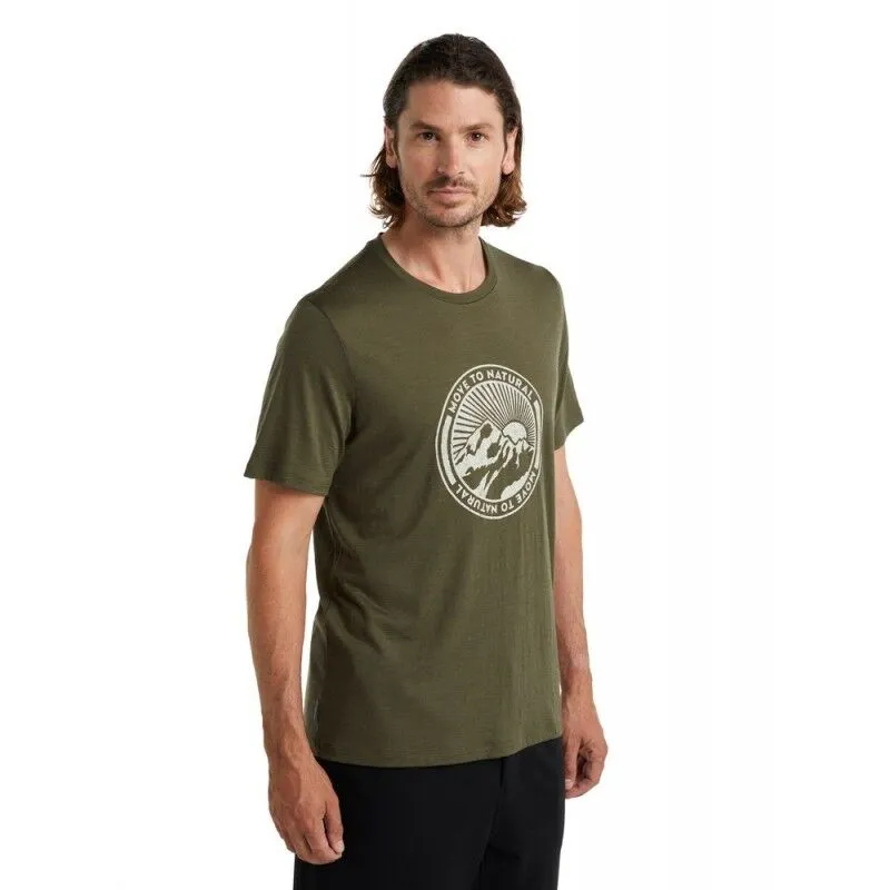 icebreaker  T-Lite II SS Tee Move to Natural - Maglia merino - Uomo