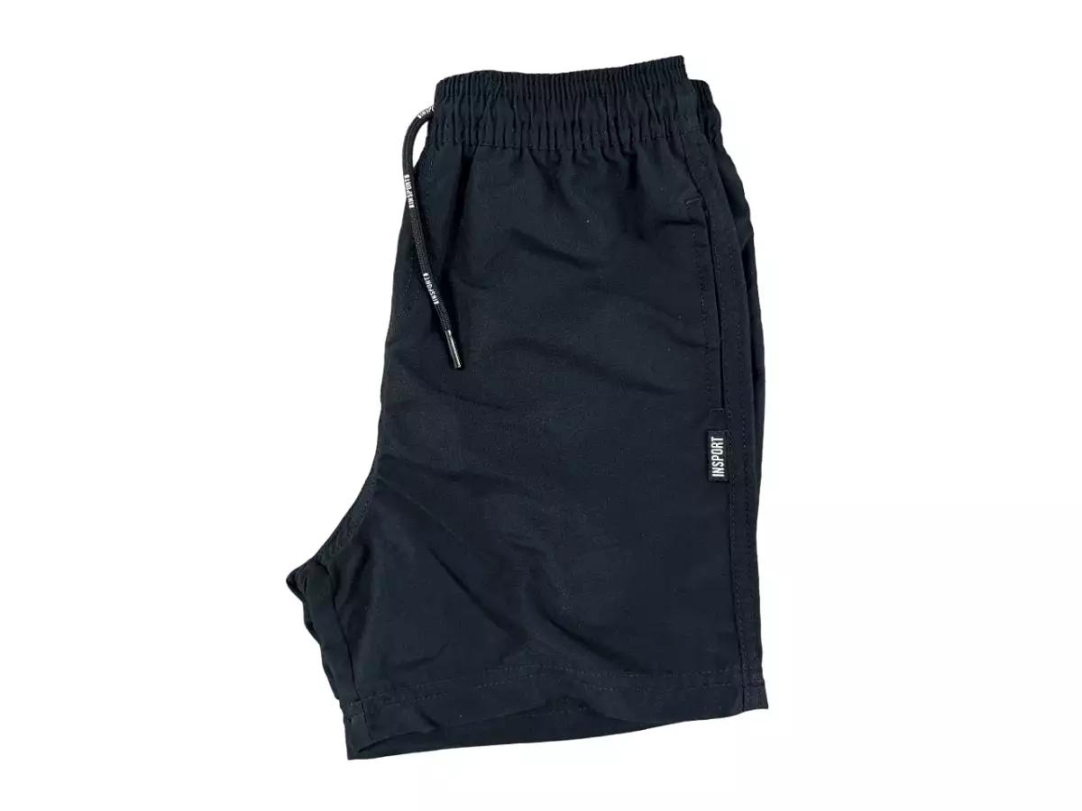 INSPORT JUNIOR BONDI BLACK SHORT