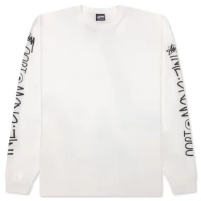 International Crew Pigment Dyed L/S Tee - Natural