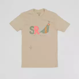 Intl Movers Tee Natural/Pink/Olive