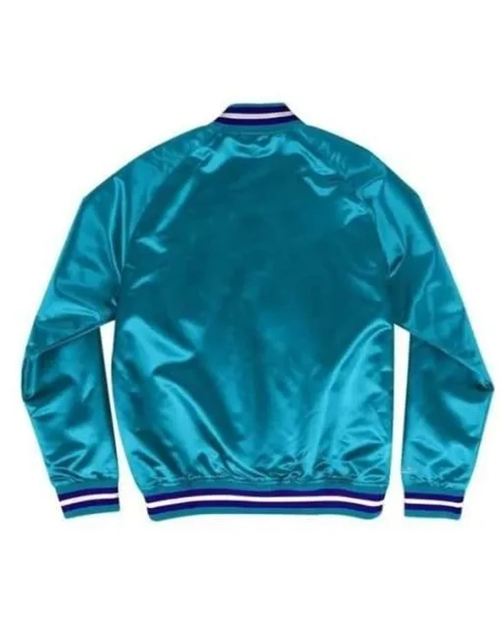 Judy Charlotte Hornets Satin Varsity Jacket - William Jacket