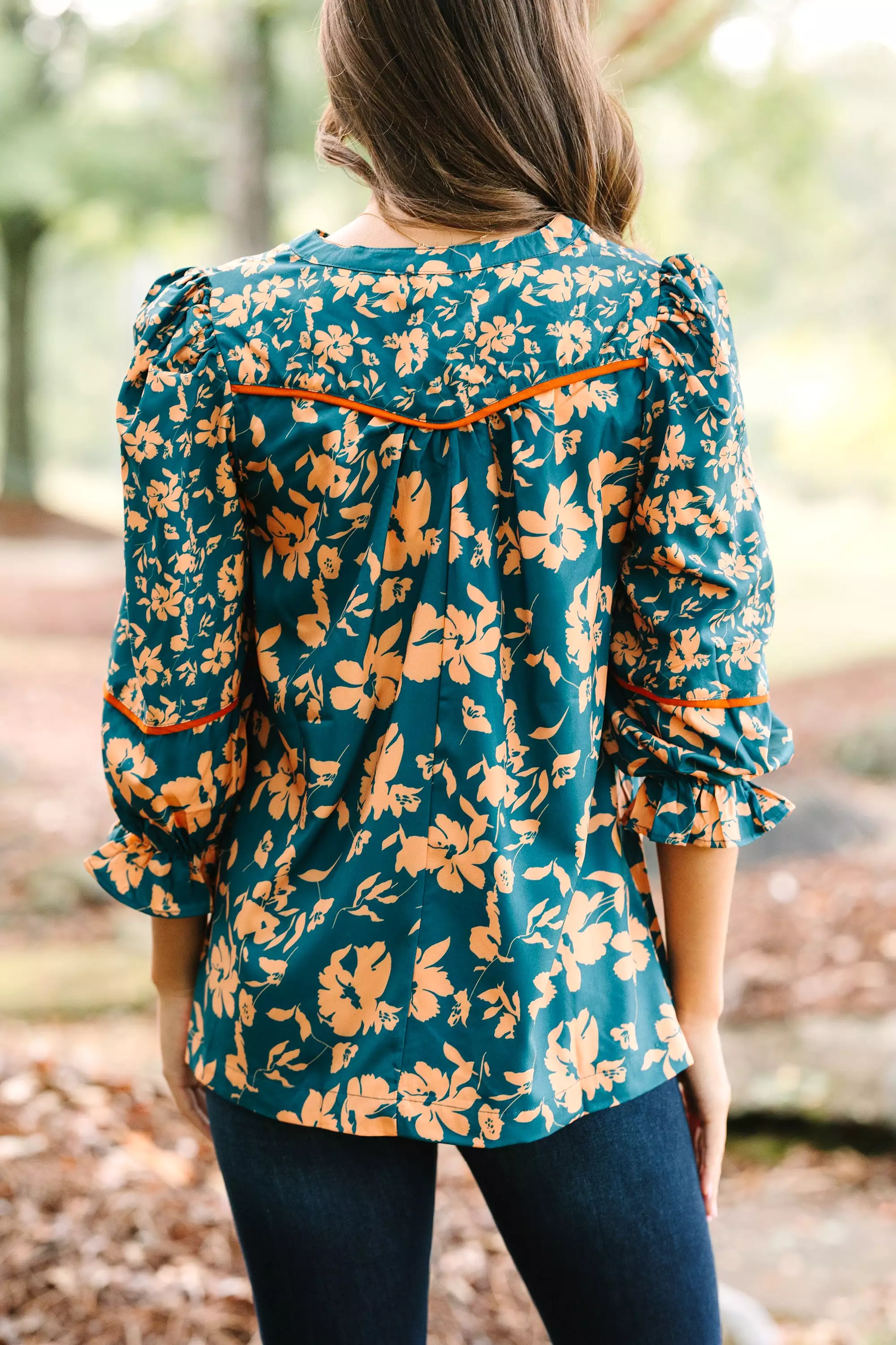 Just For Me Floral Blouse