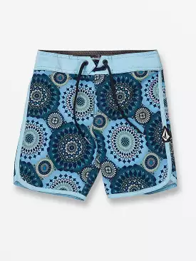 Little Boys Barnacle Scallop Mod Trunks