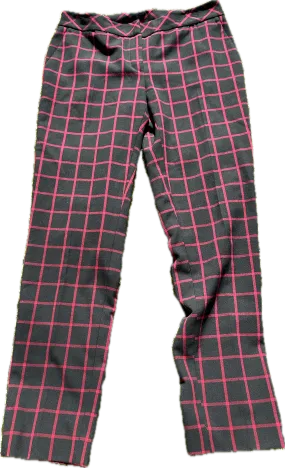 MAD MEN: Megan’s Vintage Black and Red Plaid Pants (M)