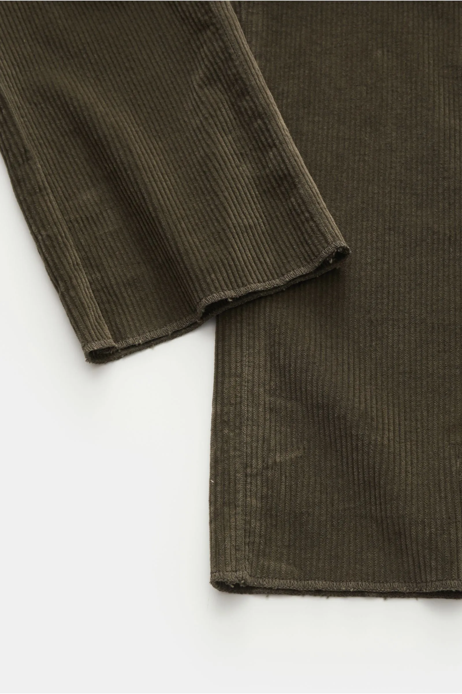 MARCO PESCAROLO corduroy jogger pants 'Manu' dark olive