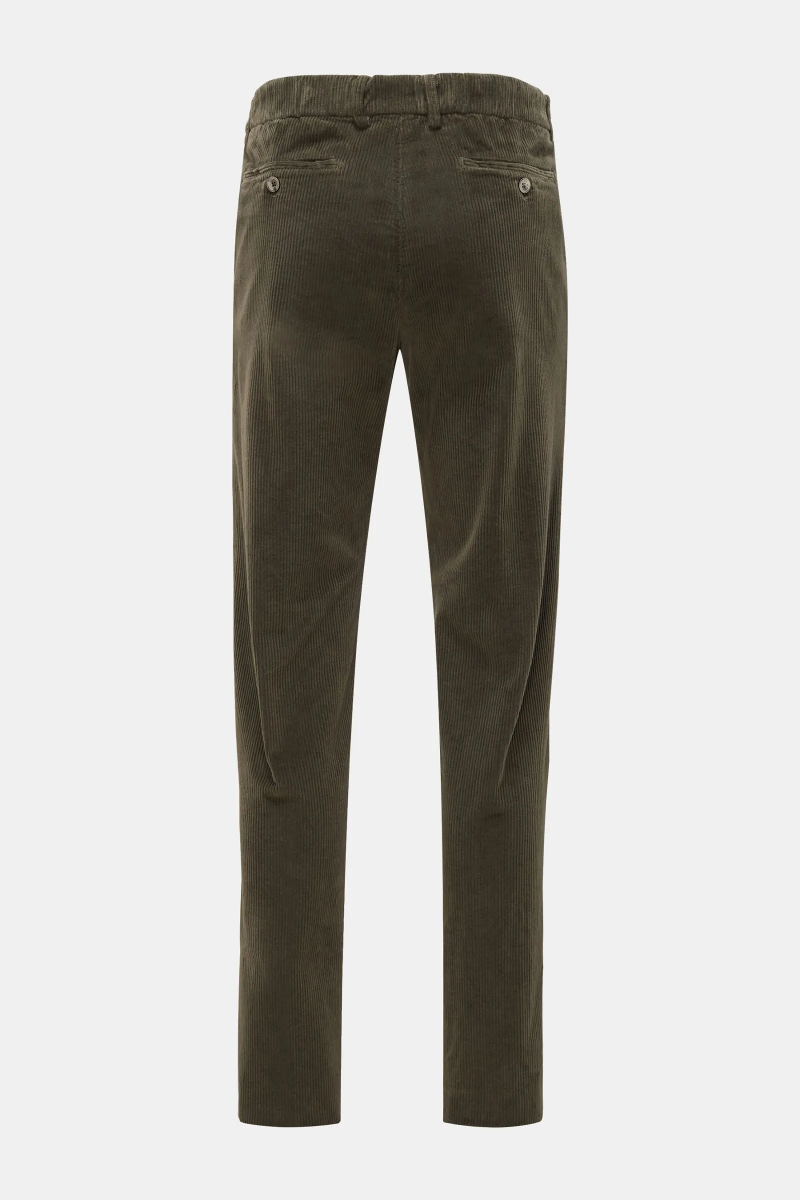 MARCO PESCAROLO corduroy jogger pants 'Manu' dark olive