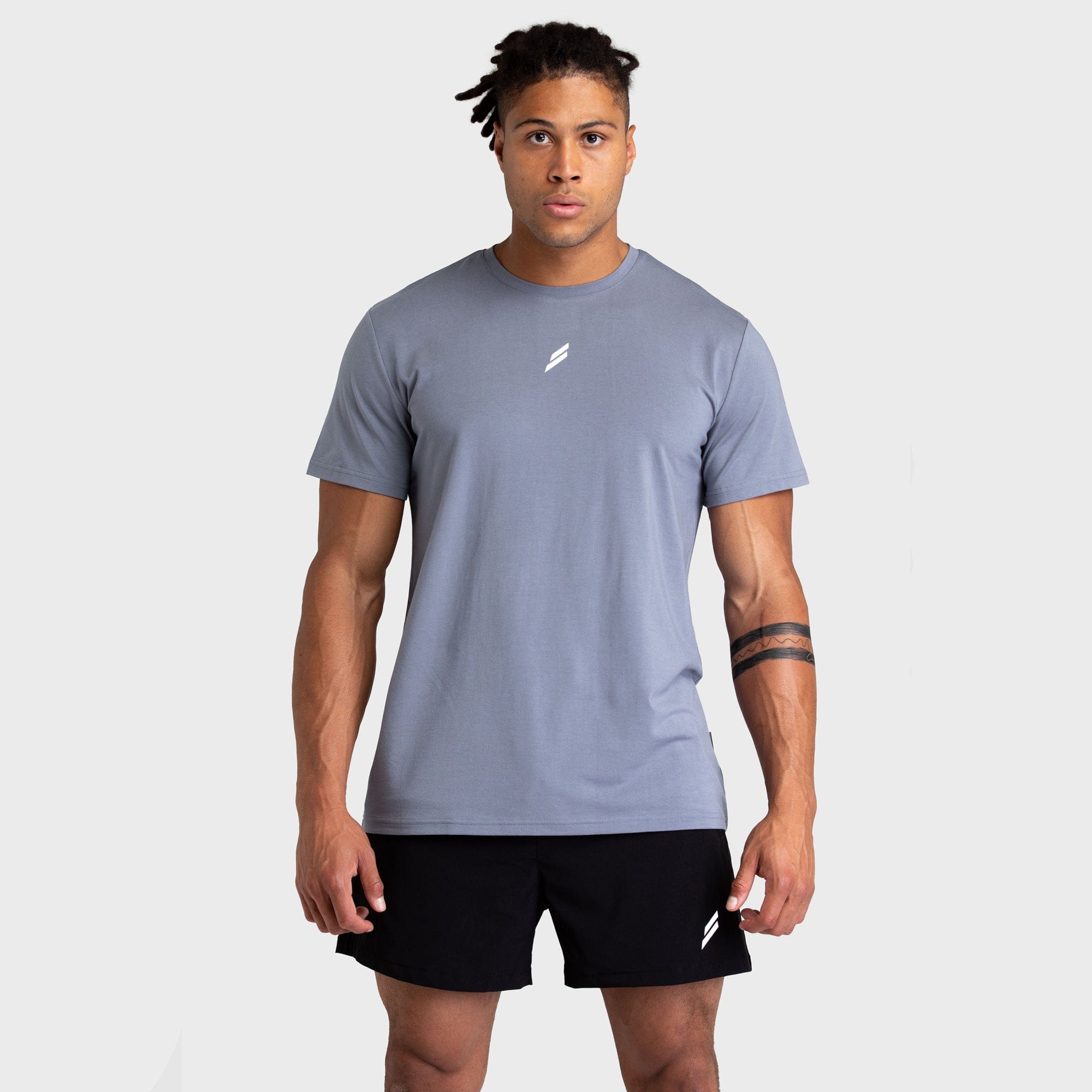 Mark Regular Fit Tee - Charcoal