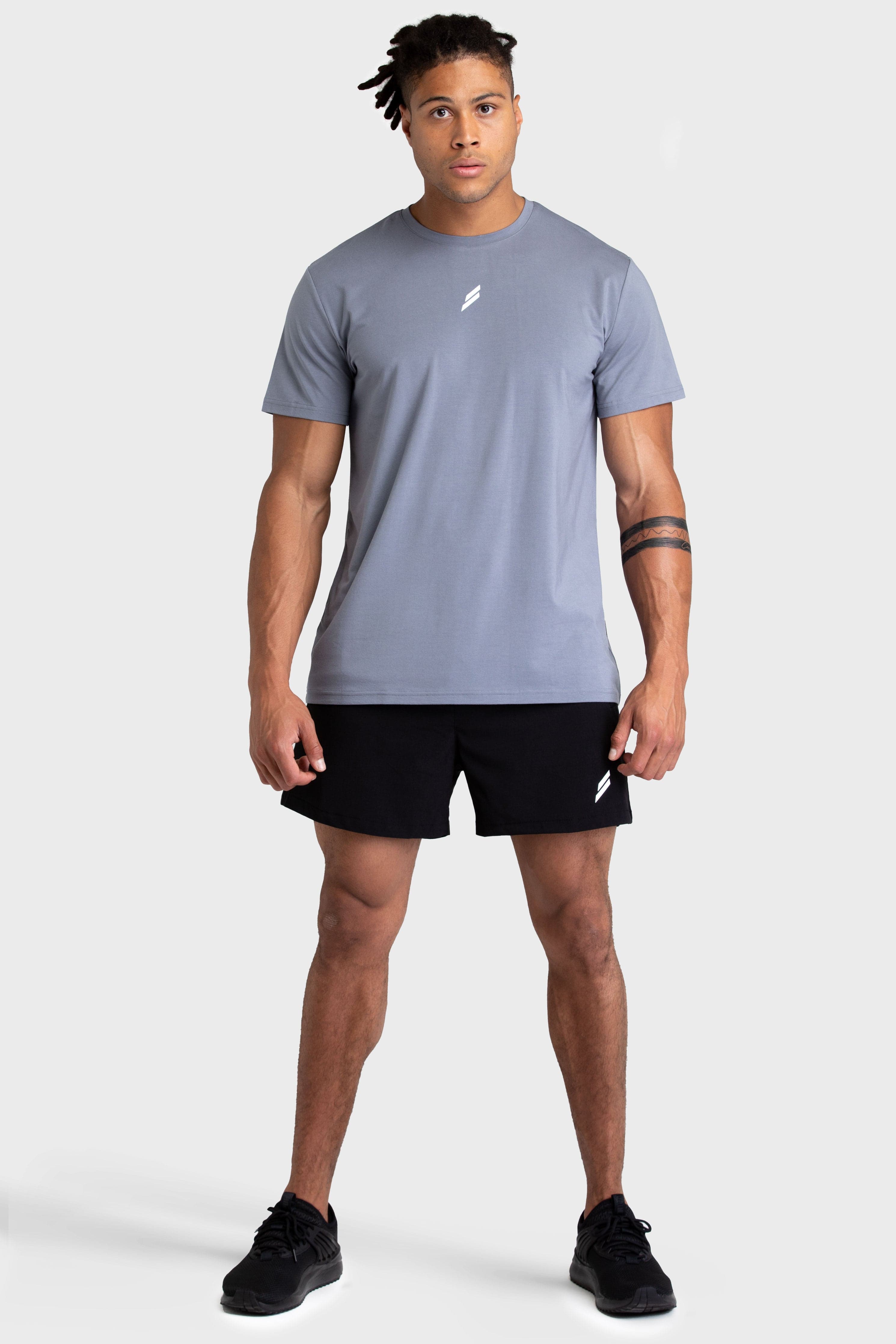 Mark Regular Fit Tee - Charcoal