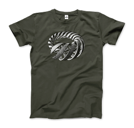 MC Escher Spirals Art T-Shirt