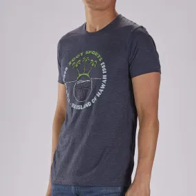 Men's Limited Edition Cotton Tee - Navy Heather Zoot Island