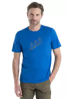 Mens Merino 150 Tech Lite II Short Sleeve Tee Natural Ski Tour