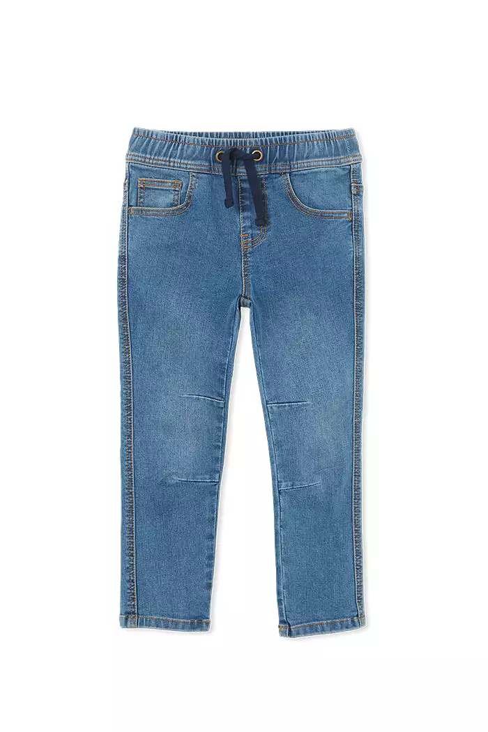 Milky Denim Jogger Jean