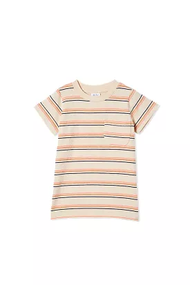 Milky Natural Stripe Tee