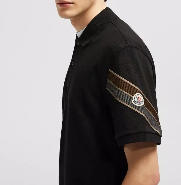 MONCLER  |Tricolor Trim T-shirt