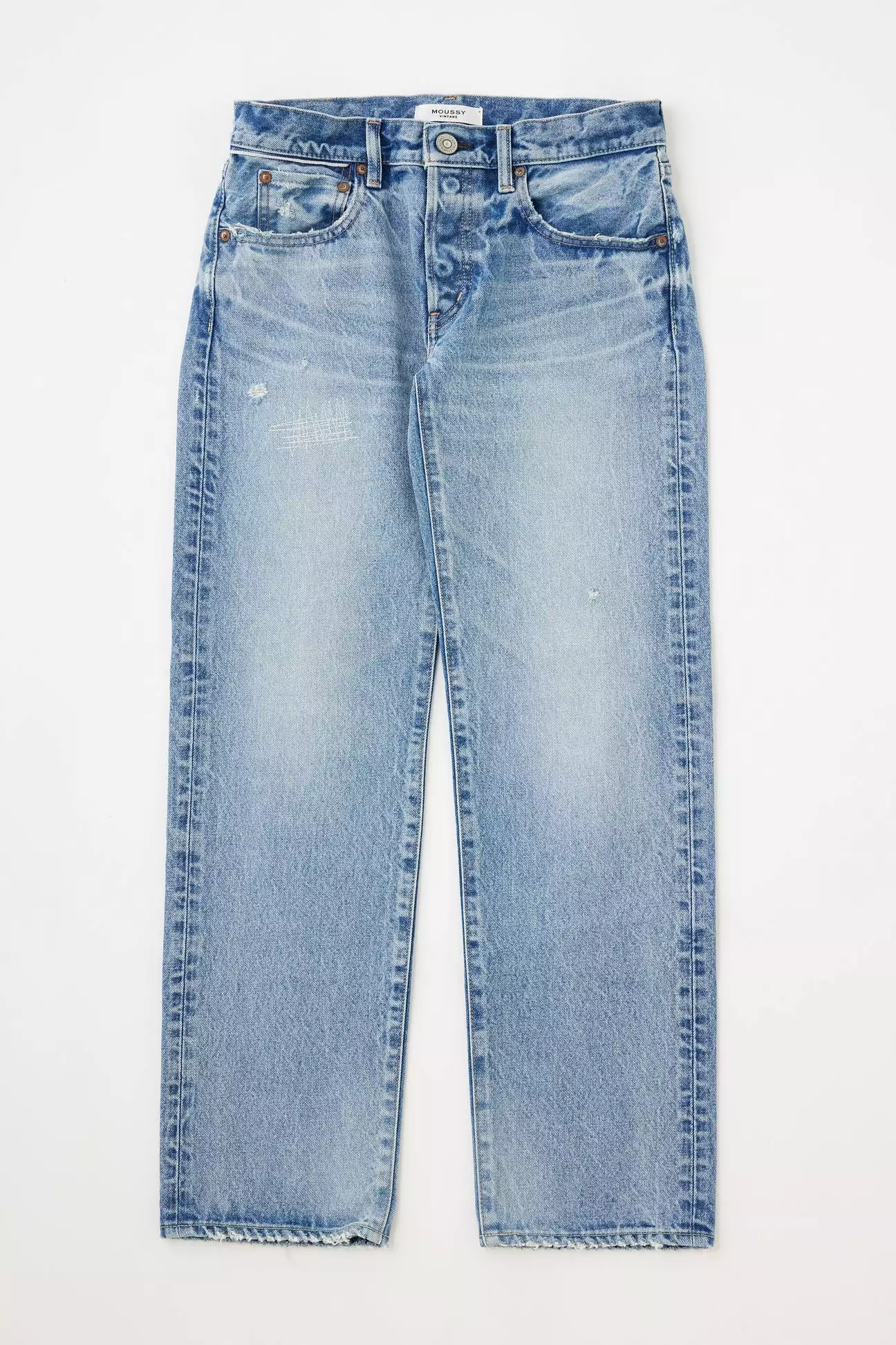 Moussy Vintage Bostonia Low Rise Straight Jean