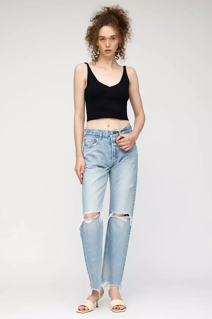 Moussy Vintage Odessa Wide Straight Jean