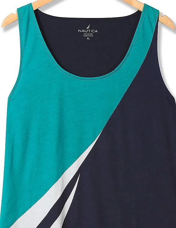 Nautica Cotton Sleeveless Knit Tee