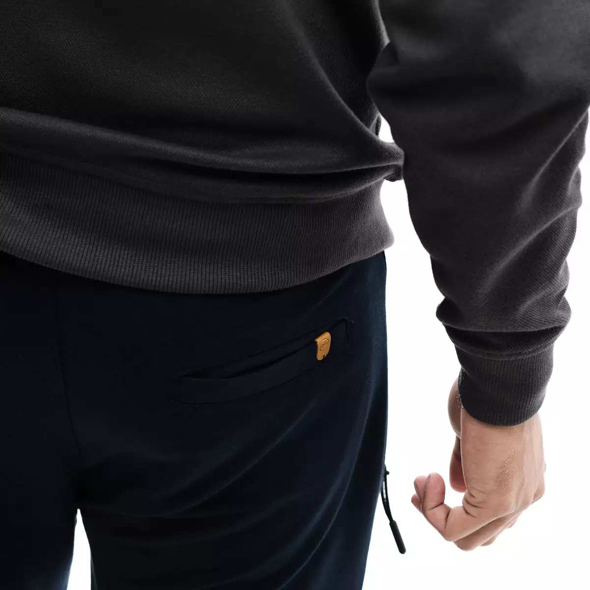 Navy Slim-Fit Jogger Pants