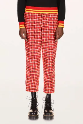 Neo Plaid Pants - Red