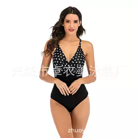 New tight-fitting sexy one-piece women's swimsuit