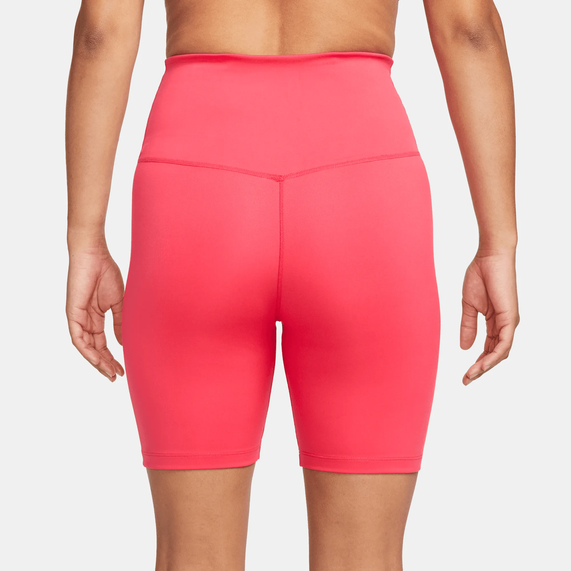 Nike Dri-FIT One Women's Pink High-Waisted 7-Inch Biker Shorts