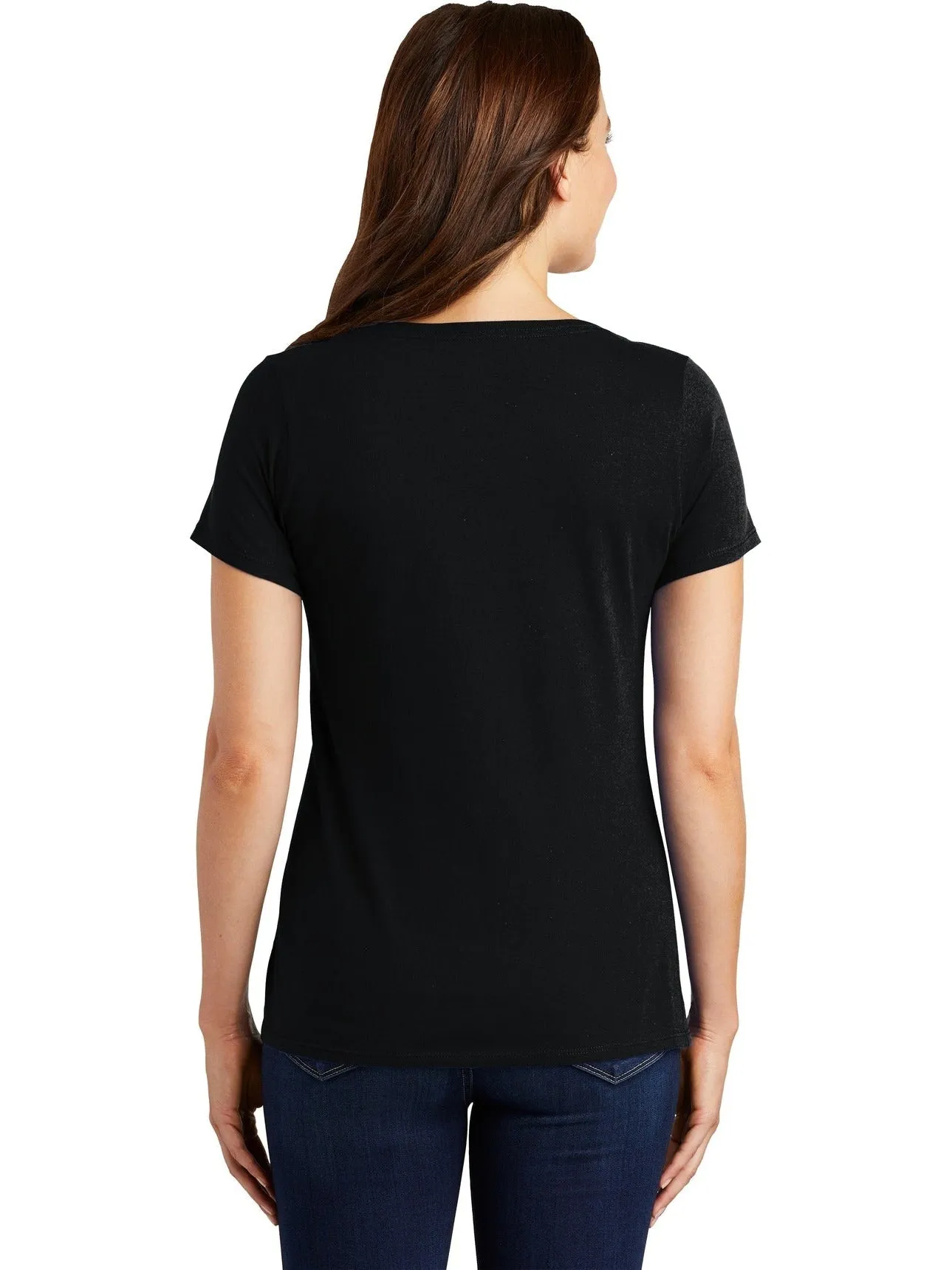 NIKE Ladies Dri-FIT Cotton/Poly Scoop Neck Tee