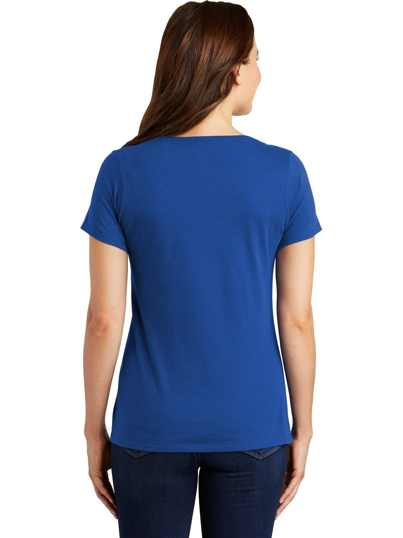 NIKE Ladies Dri-FIT Cotton/Poly Scoop Neck Tee