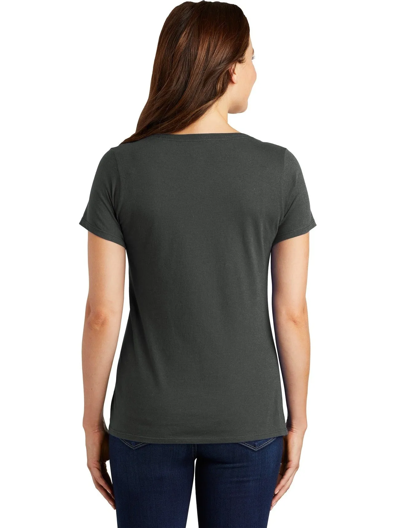 NIKE Ladies Dri-FIT Cotton/Poly Scoop Neck Tee