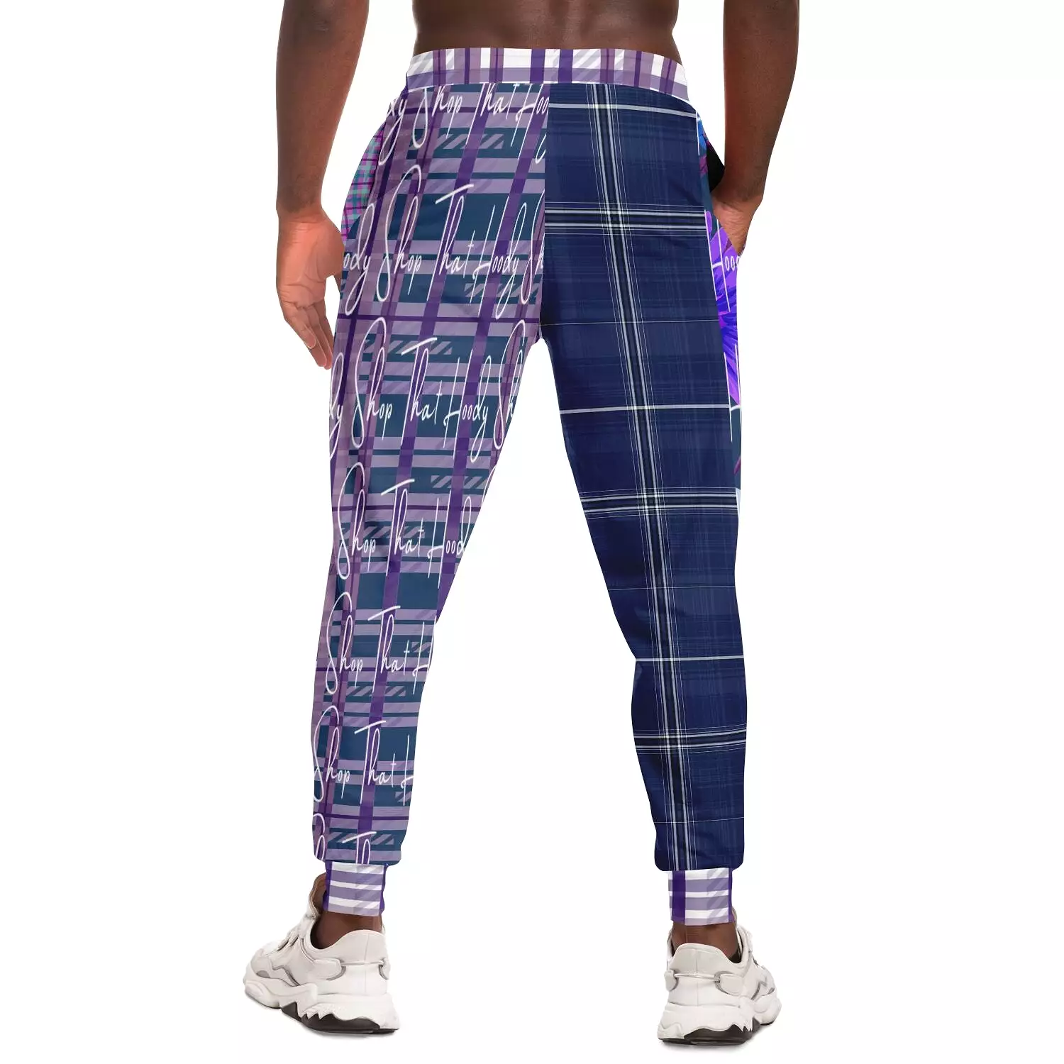 Norma Jean Purple Floral Fleece Joggers