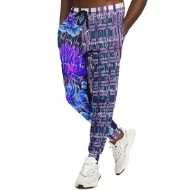 Norma Jean Purple Floral Fleece Joggers