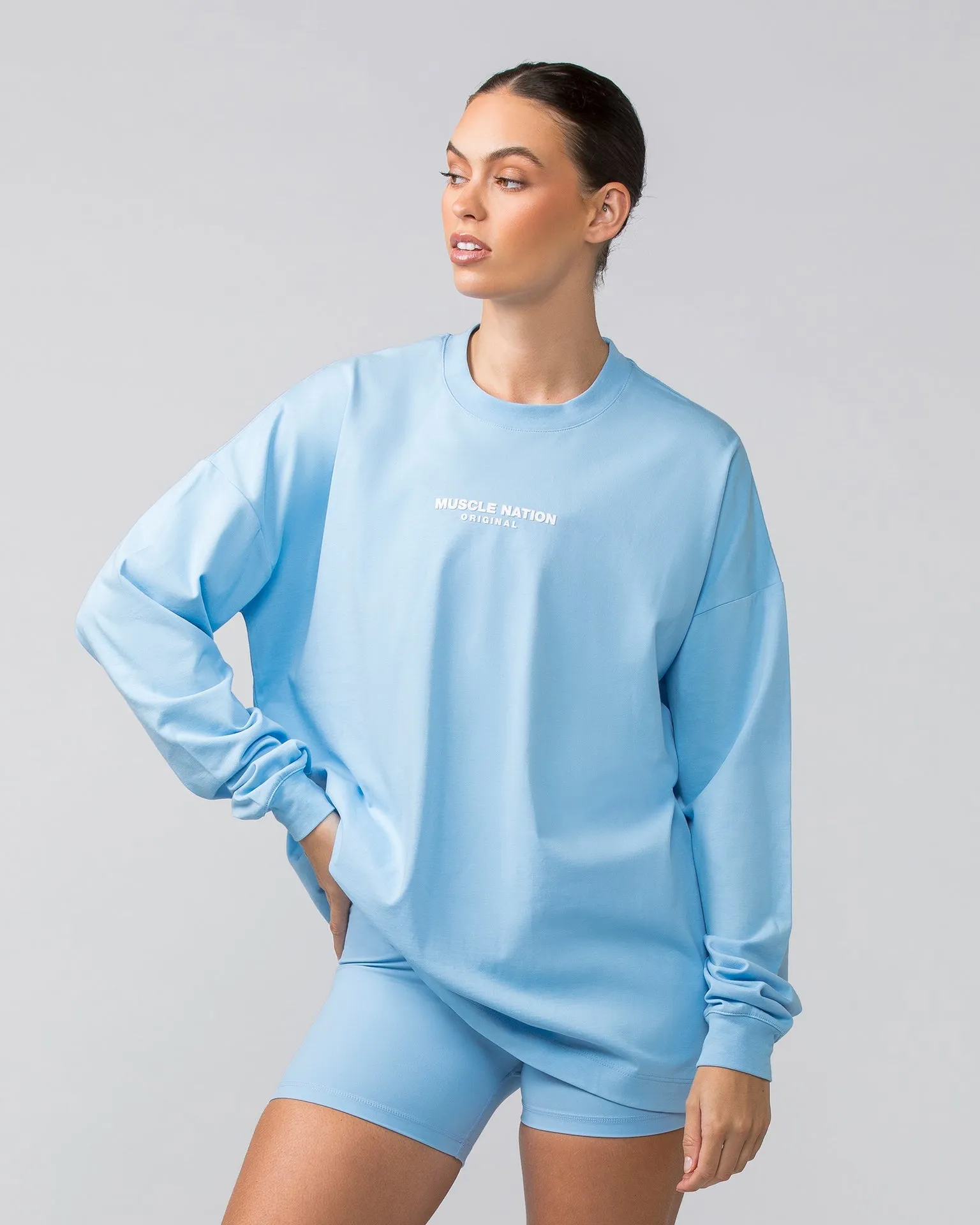 OG Oversized Long Sleeve Tee - Skyride