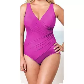 One-piece conservativebplus size women's swimsuit