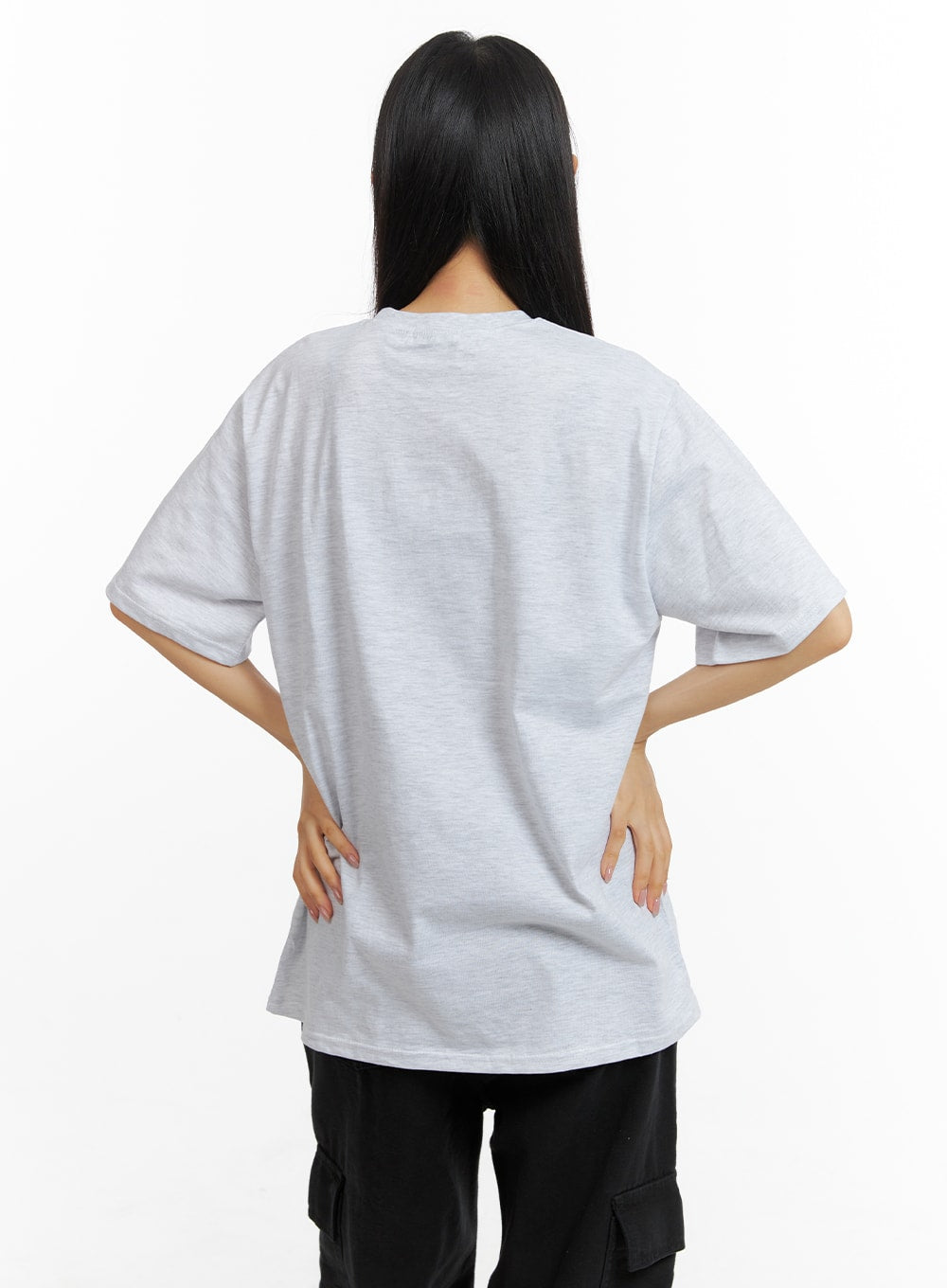 Oversized Cotton Graphic Tee CM419