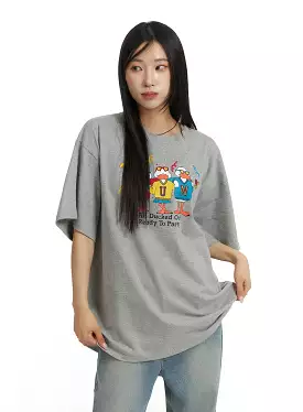 Oversized Graphic Tee CF401