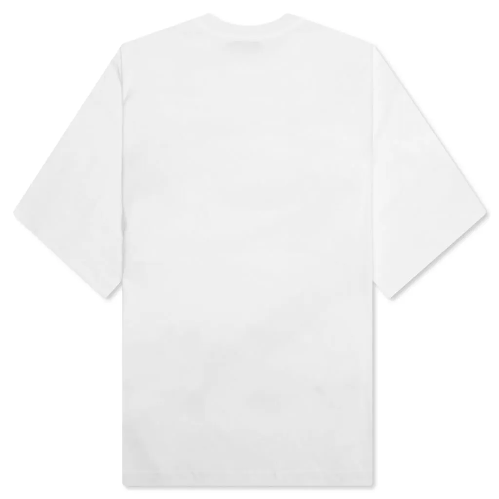 Oversized Lanvin Curblace Tee - Optic White