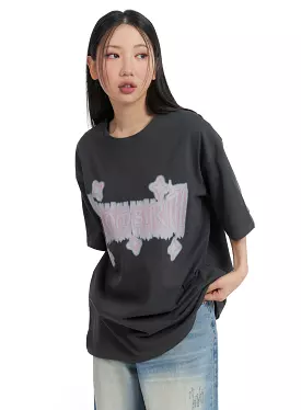 Oversized Lettering Tee CM418