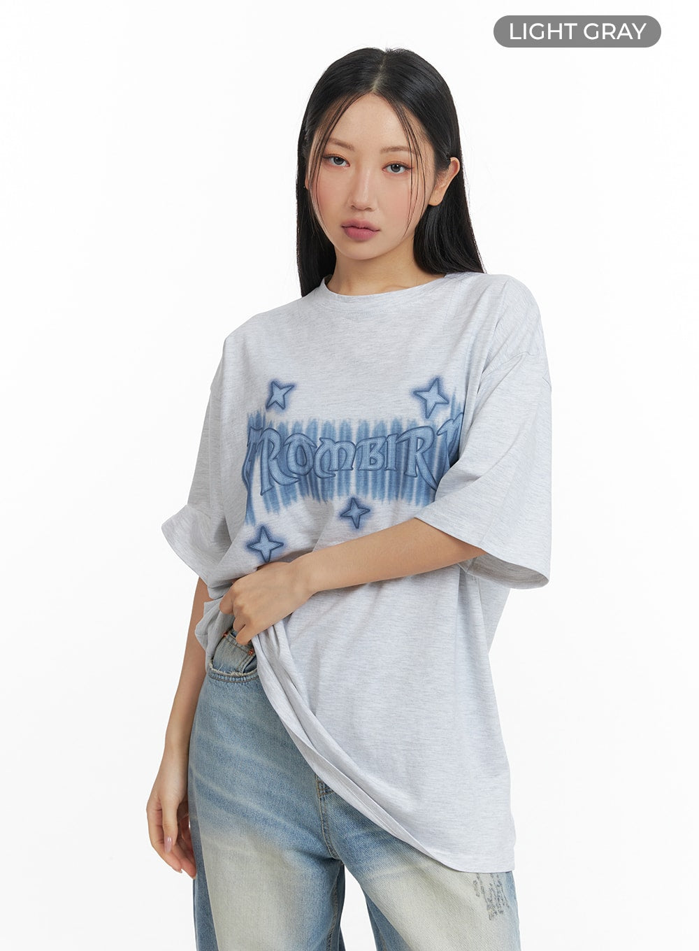 Oversized Lettering Tee CM418