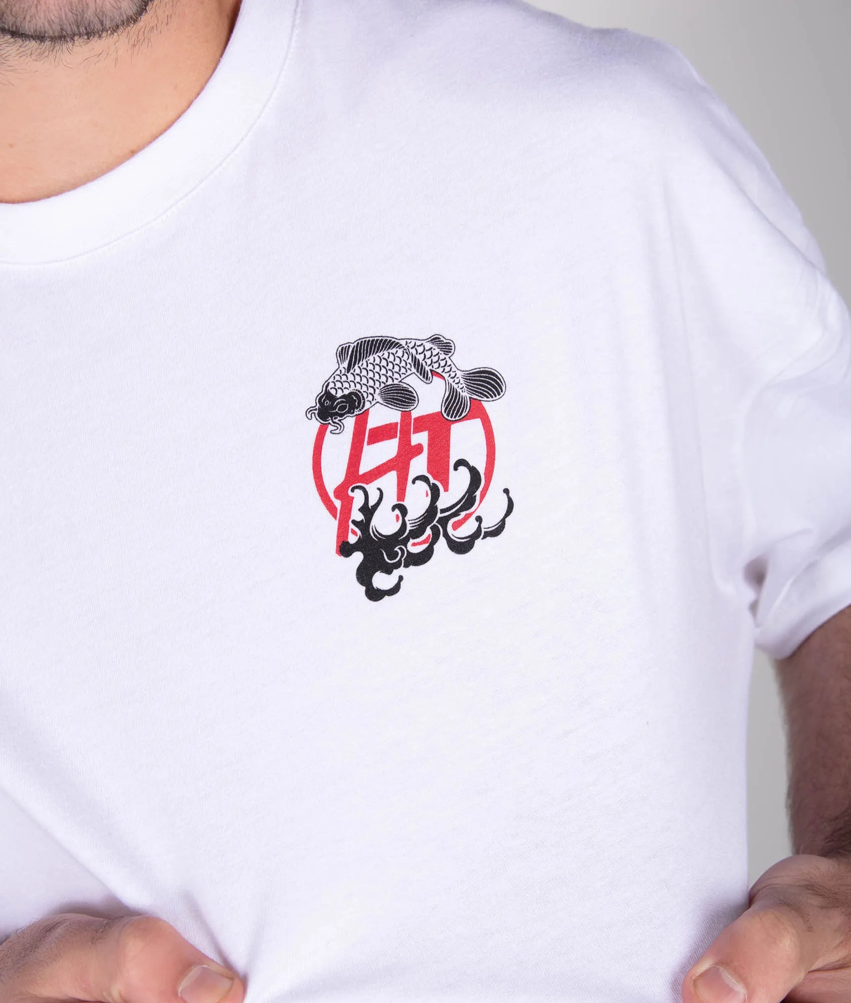 Oversized Meister Tattoo Tee - White