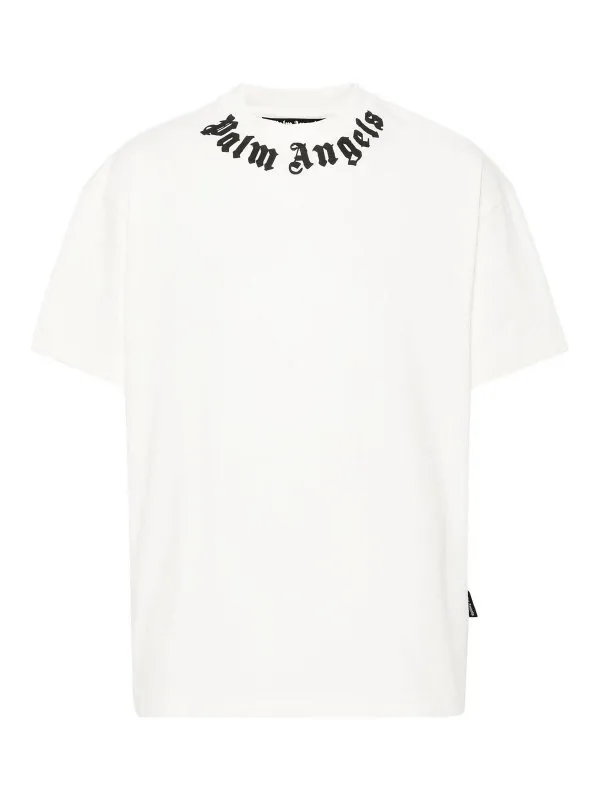 Palm Angels Neck Logo Tee