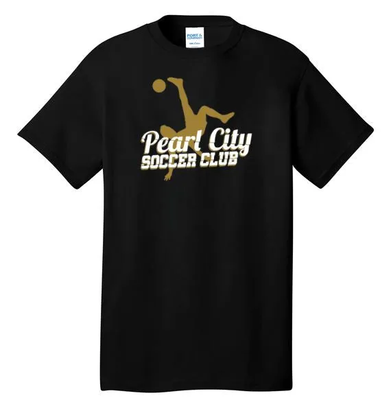 Pearl City Soccer Club Men's Core Cotton Tee - Last Chance Design