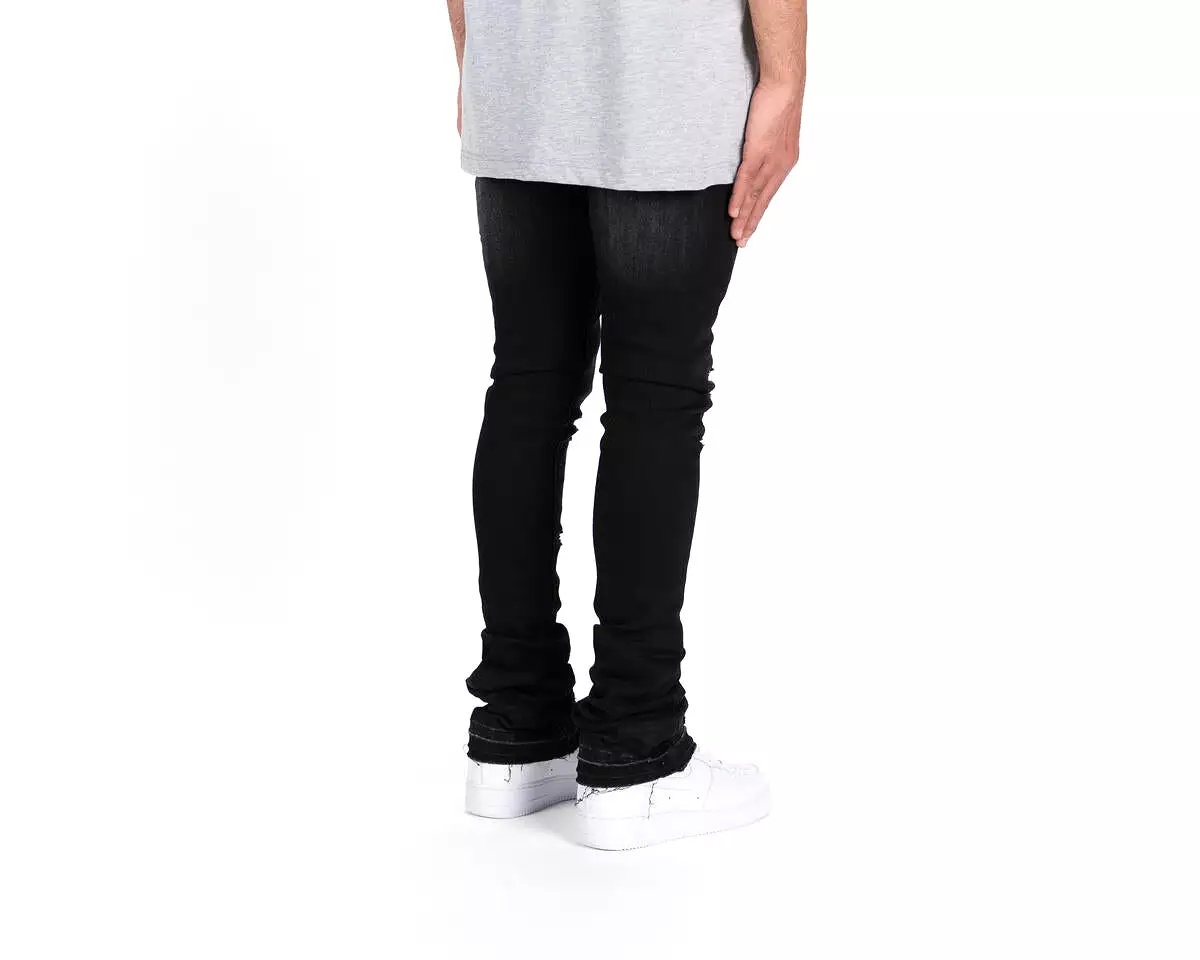 Pheelings NOW OR NEVER FLARE STACK DENIM (BLACK)