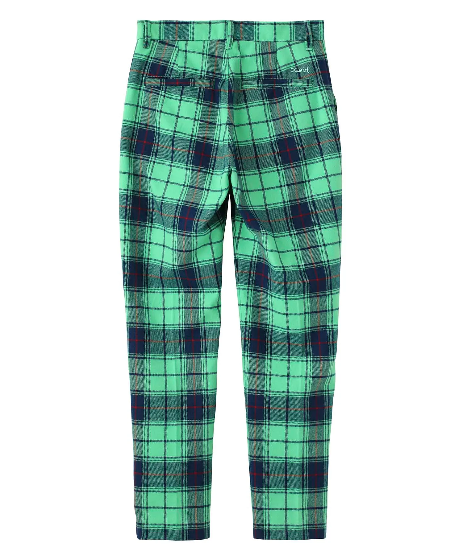 PLAID SLIM PANTS