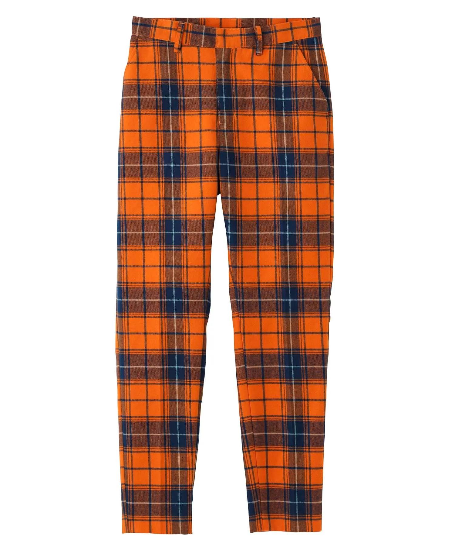 PLAID SLIM PANTS