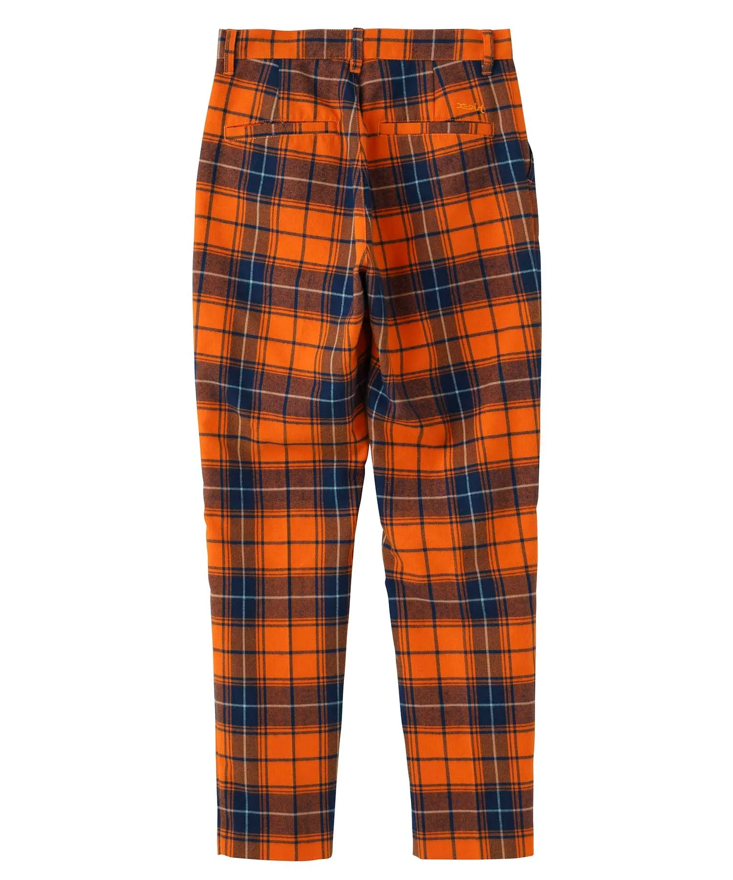 PLAID SLIM PANTS