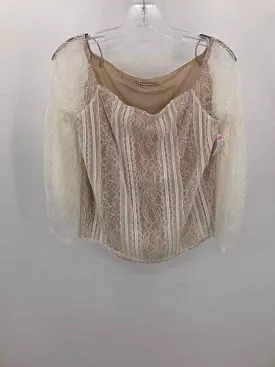 Pre-Owned Alice + Olivia Ivory Size Medium Blouse