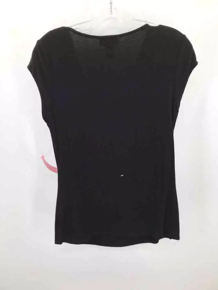 Pre-Owned Carmen Marc Valvo Black Size Medium Blouse