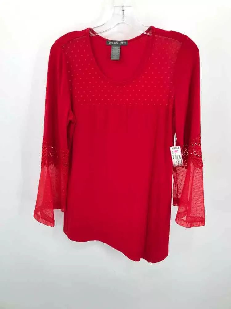 Pre-Owned Kate & Mallory Red Size Medium Blouse